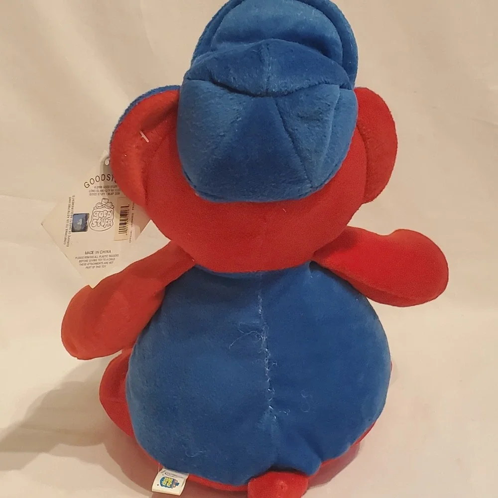 Chicago Cubs Plush Bear Good Stuff MLB Baseball Red With Baseball Cap 2006‎ Tags